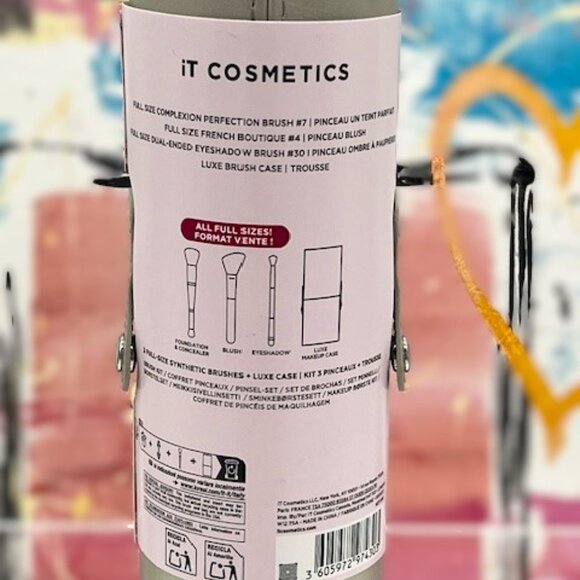 IT Cosmetics 4-Pc. Celebrate Creative Looks Makeup Brush Set - NEW - Picture 13 of 14